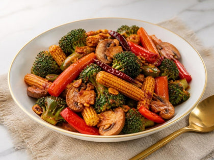 Extra Hot Chilli Garlic Vegetable Stir-Fry