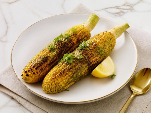 Green Chilli Marinated Grilled Corn