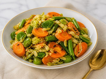 Jeera Tempered Vegetable Stir-Fry
