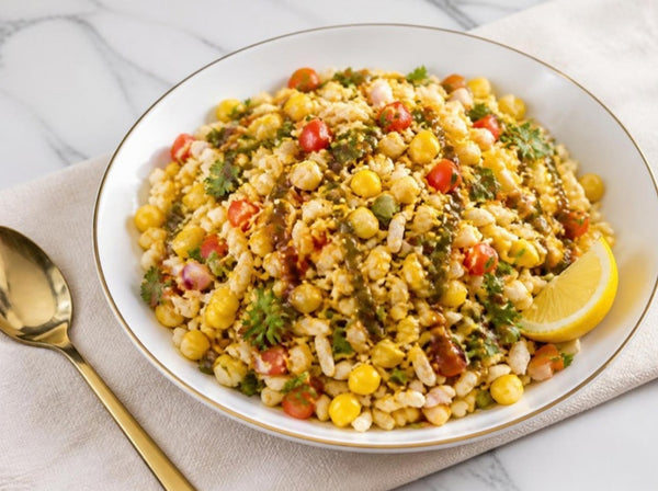 Bhelpuri Chutney Corn Chaat