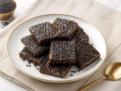 Kala Til Chikki (Black Sesame Brittle)