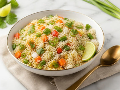Thai-Style Vegetable Fried Rice with Jasmine Rice