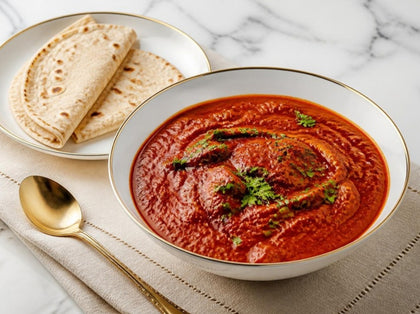 Vibrant Red Tomato Curry