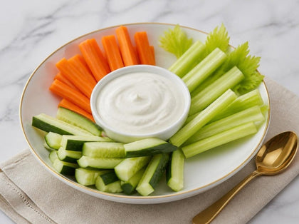 Garlic Mayo Dip with Crudités
