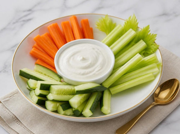 Garlic Mayo Dip with Crudités