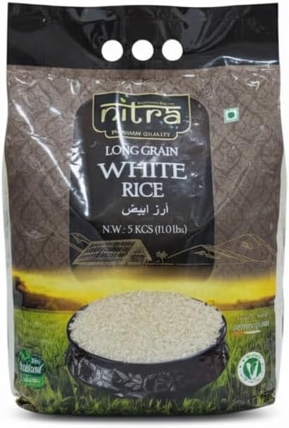Nitra long grain white rice 5 kg pack, alternate view 2