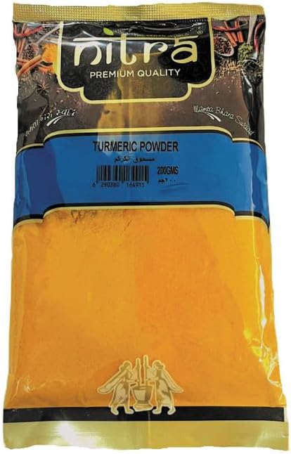 Nitra Turmeric haldi powder 200 g pack, alternate view 5