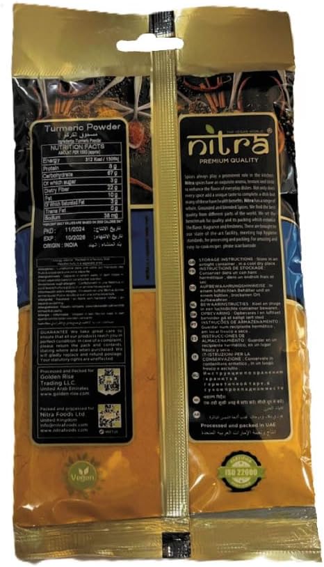 Nitra Turmeric haldi powder pack, alternate view 4