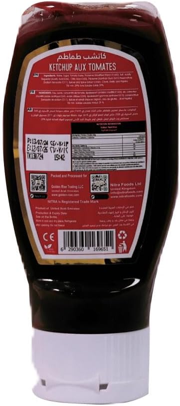 Nitra Tomato Ketchup 325 g pack, alternate view 2