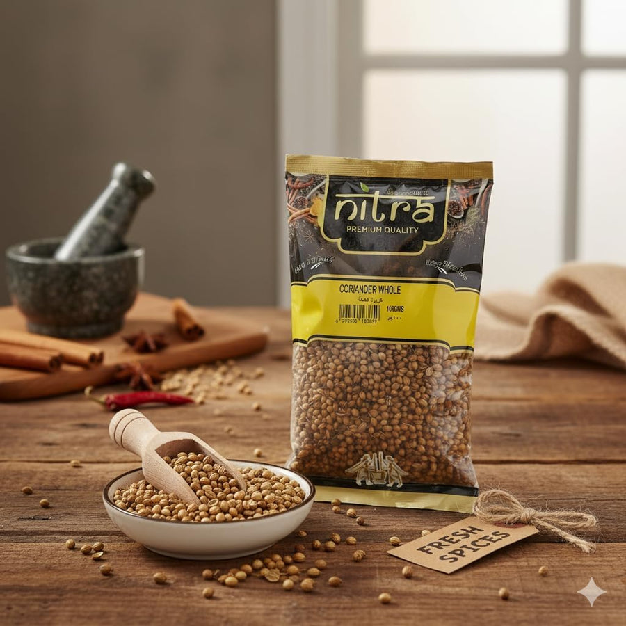 Nitra whole coriander seeds pack, alternate view 8