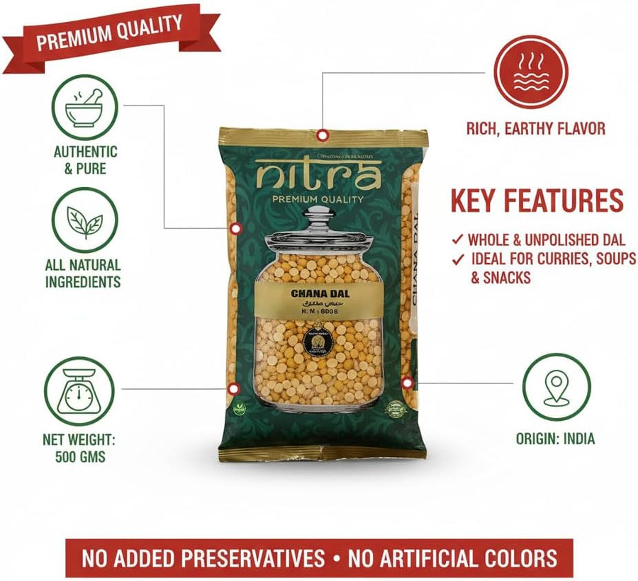 Nitra Chana Dal pack, alternate view 3
