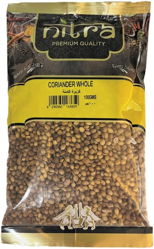 Nitra whole coriander seeds pack, alternate view 2