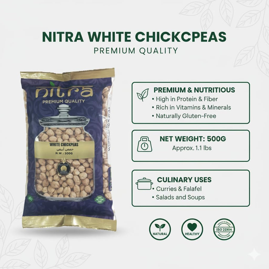 Nitra Kabuli Chana chickpeas pack, alternate view 3