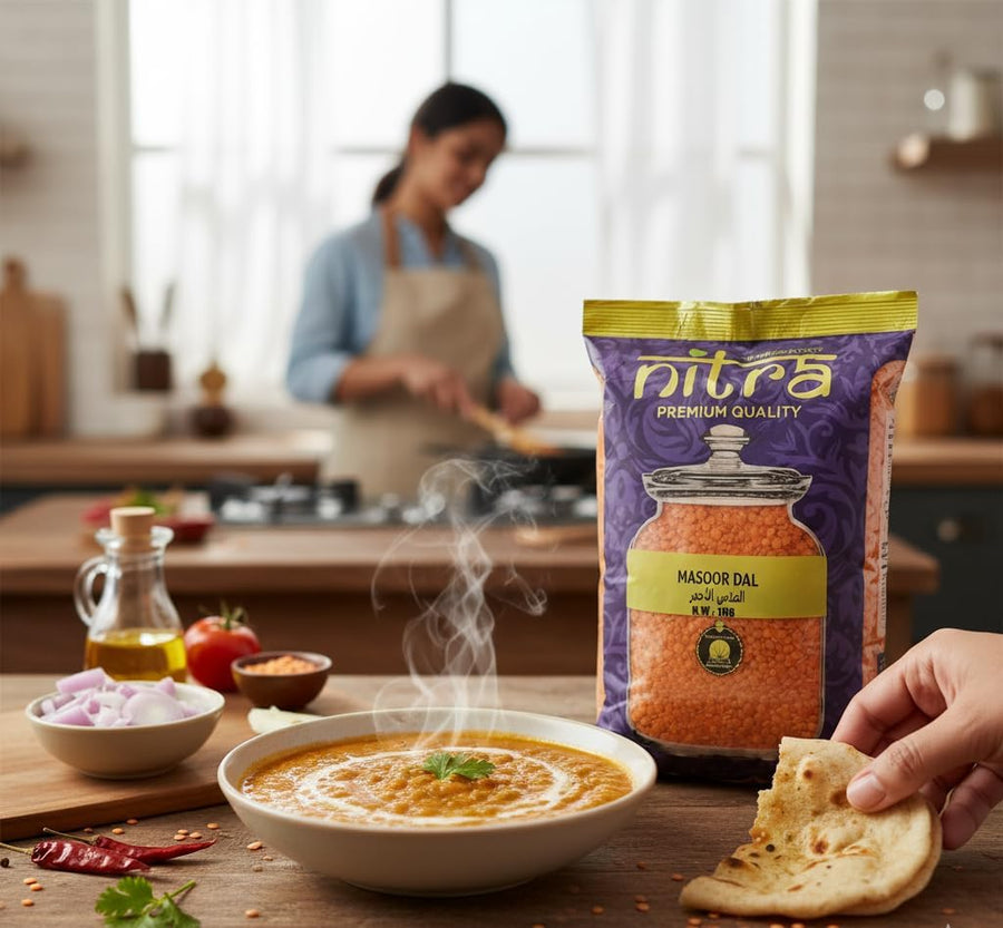 Nitra Masoor Dal red lentils pack, alternate view 4