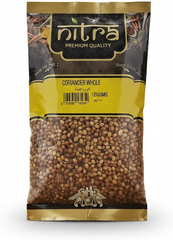 Nitra whole coriander seeds 200 g pack, alternate view 9