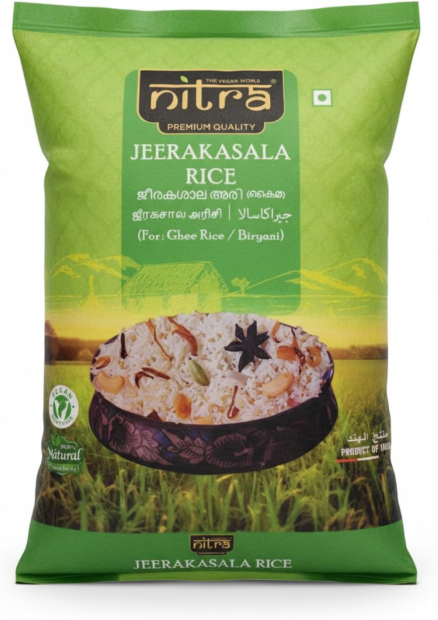 Nitra Jeerakasala Kaima rice 18 kg pack, alternate view 5