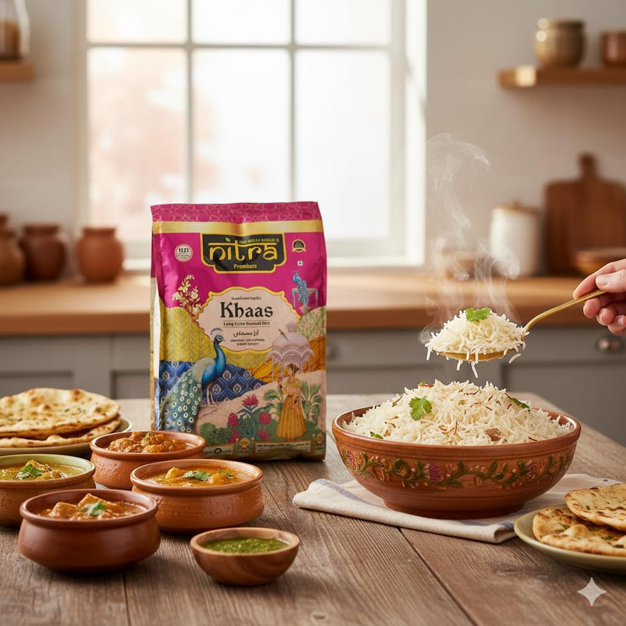 Nitra Khaas basmati rice pack, alternate view 8