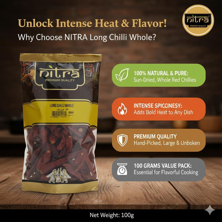 Nitra long red chilli whole pack, alternate view 7