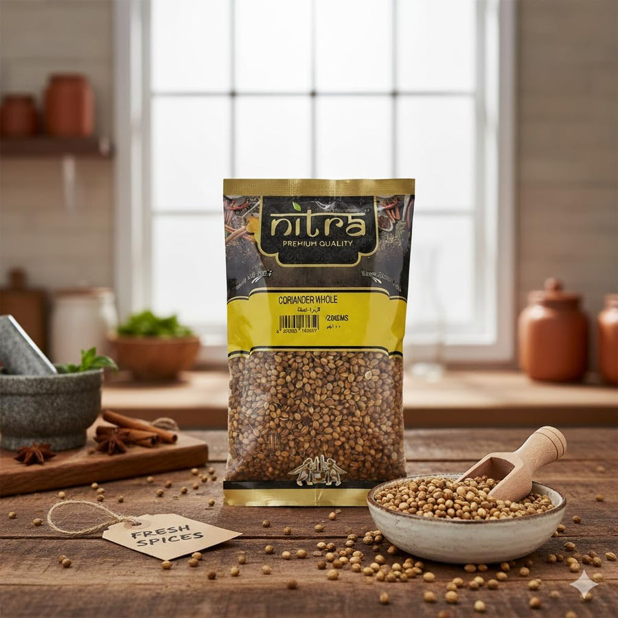 Nitra whole coriander seeds pack, alternate view 10