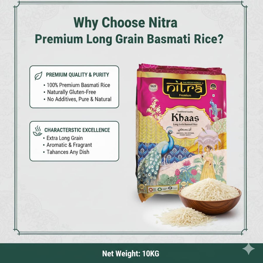 Nitra Khaas basmati rice pack, alternate view 7