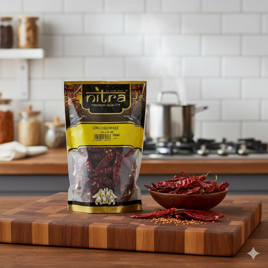 Nitra long red chilli whole pack, alternate view 2