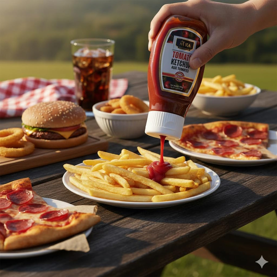 Nitra Tomato Ketchup 325 g pack, alternate view 5