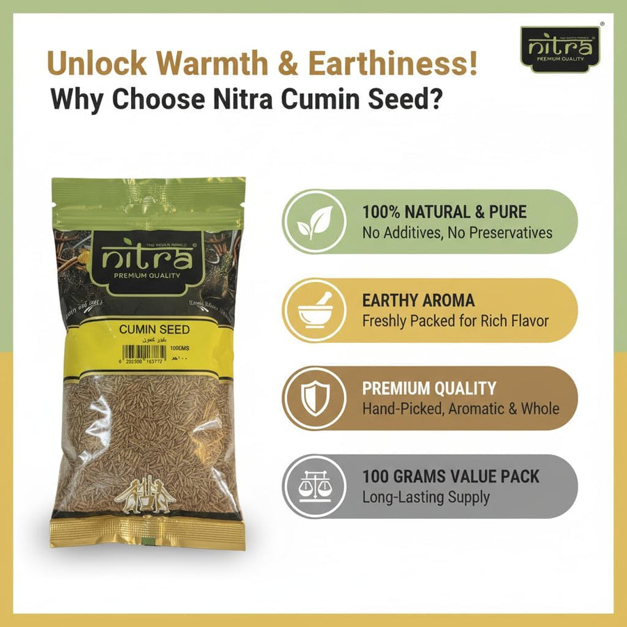 Nitra Cumin Seeds jeera pack, alternate view 4