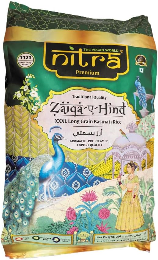 Nitra Zaiqa-E-Hind basmati rice pack, alternate view 6