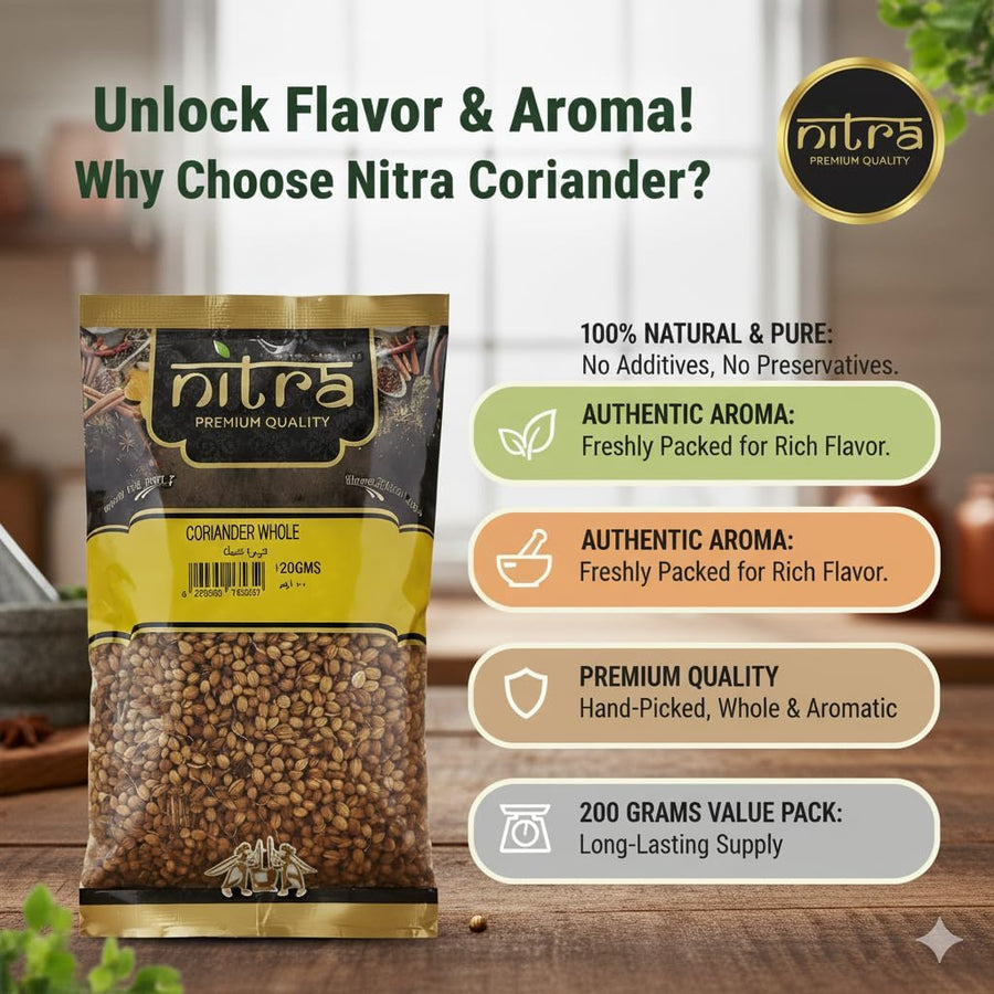 Nitra whole coriander seeds pack, alternate view 11