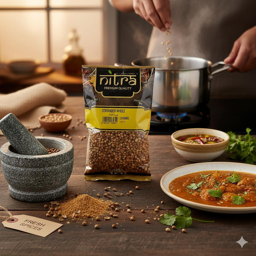 Nitra whole coriander seeds pack, alternate view 12