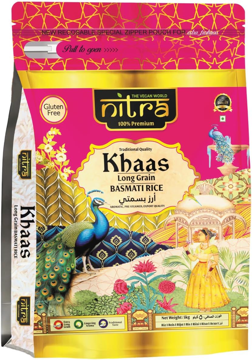 Nitra Khaas basmati rice 20 kg pack, alternate view 9