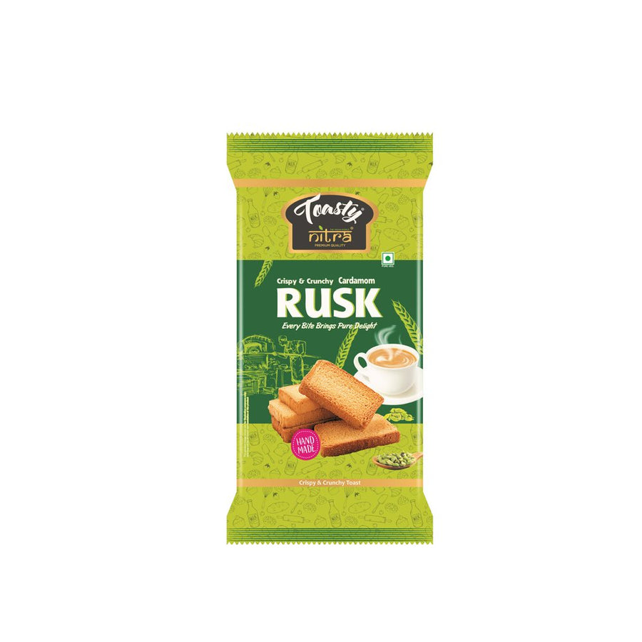 Cardamom Rusk Dunked in Chai