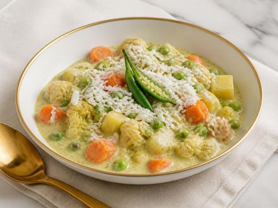 Green Chilli Vegetable Curry