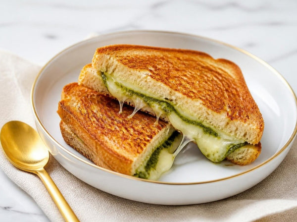 Green Chutney Grilled Cheese Toast