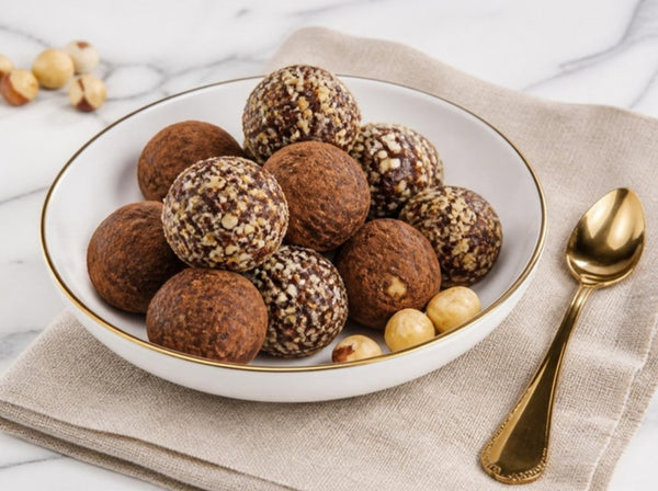 Hazelnut & Date Energy Bites