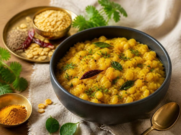 Chana Dal Fry with Ghee Tadka