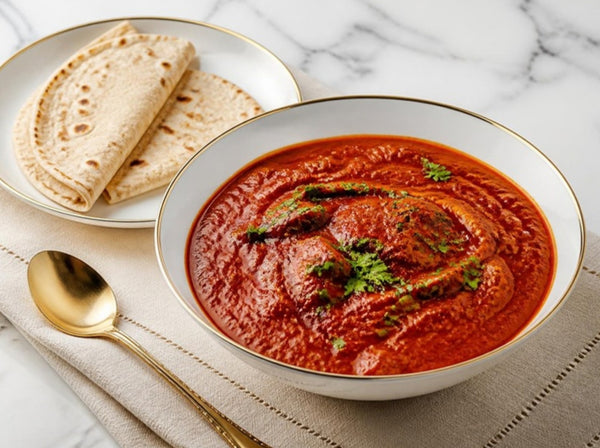 Vibrant Red Tomato Curry