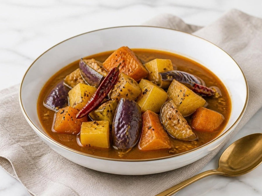 Bengali Panch Puran Vegetable Curry