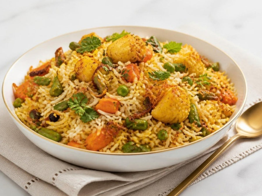 Classic Vegetable Dum Biryani