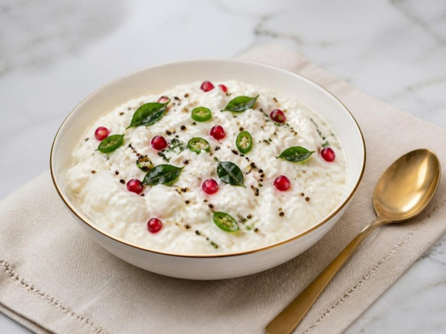 Curd Rice with Tempering