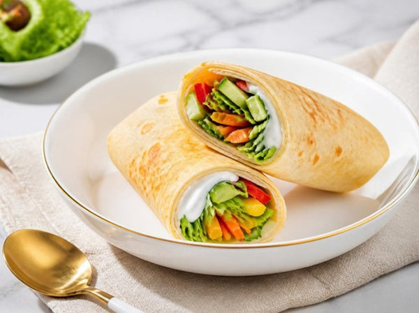 Eggless Mayo Veg Wrap
