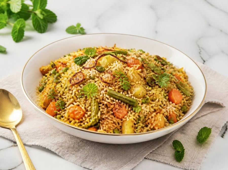 Kerala-Style Vegetable Biryani
