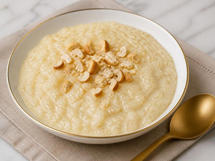 Warm Spiced Rice Pudding with Mace