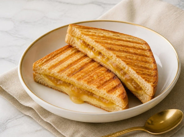 Pineapple Jam Glazed Grilled Sandwich