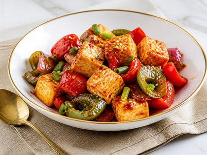Red Chilli Paneer Stir-Fry