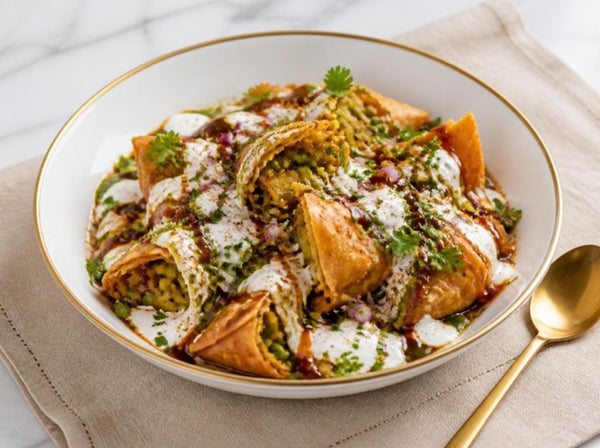 Samosa Chaat Bowl