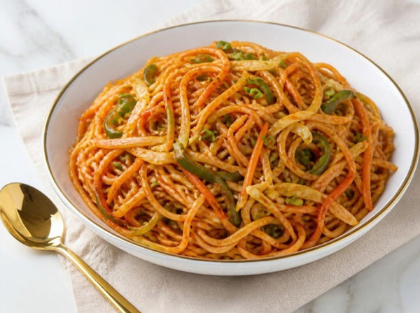 Spicy Red Chilli Vegetable Noodles