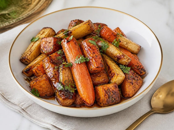 Tamarind-Glazed Roasted Vegetables